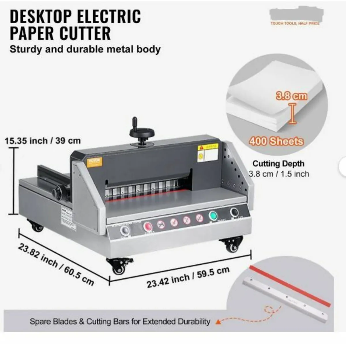 Electric Paper Cutter, 13" /330.2mm Cutting Width - Image 2