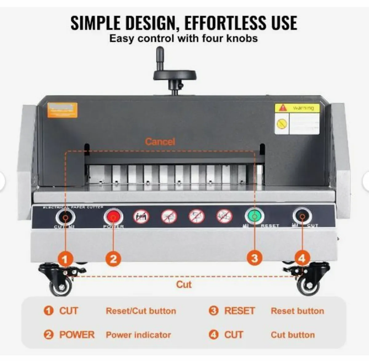 Electric Paper Cutter, 13" /330.2mm Cutting Width - Image 3