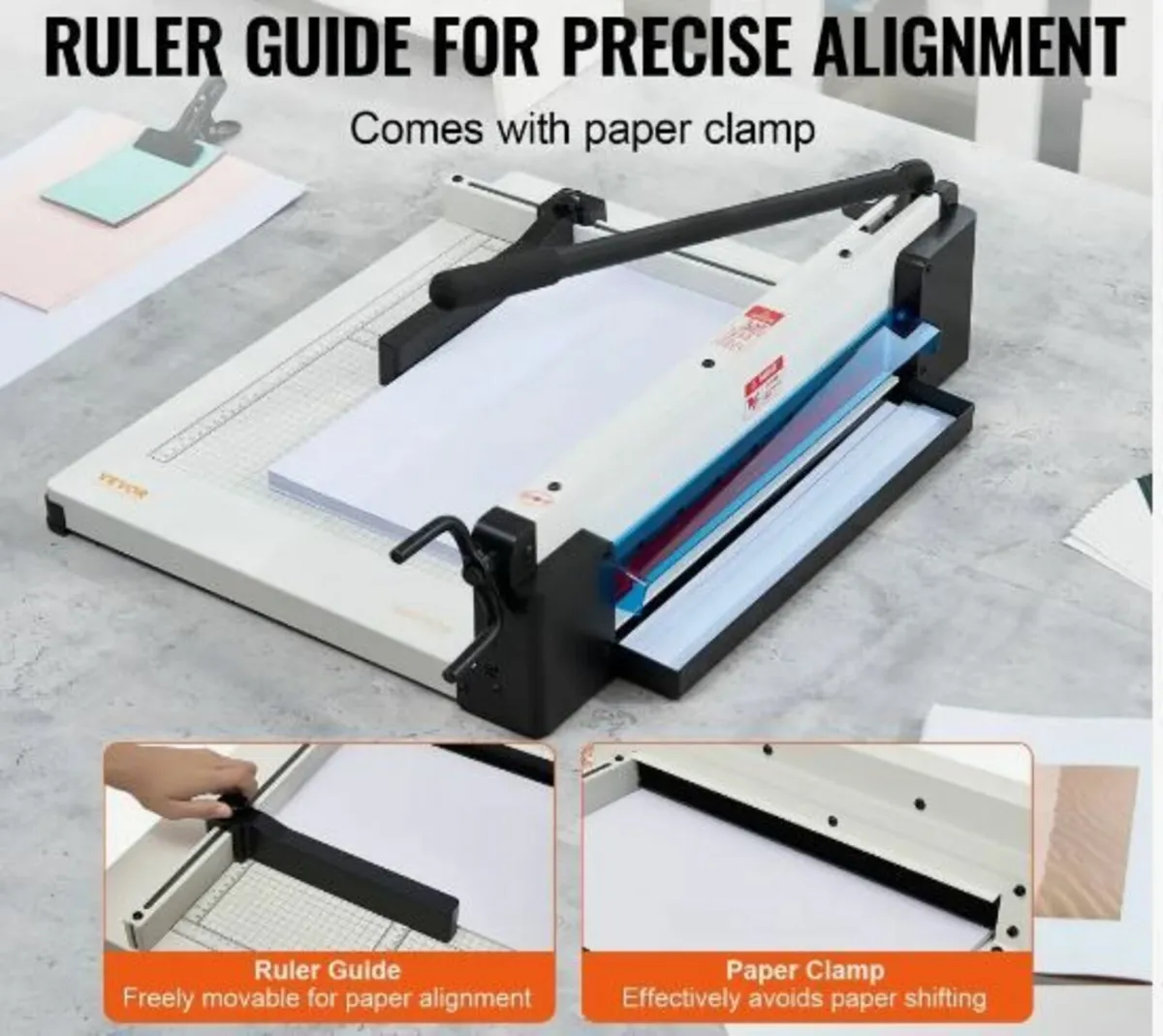 Paper Cutter 43.2 cm A3 Guillotine - Image 2