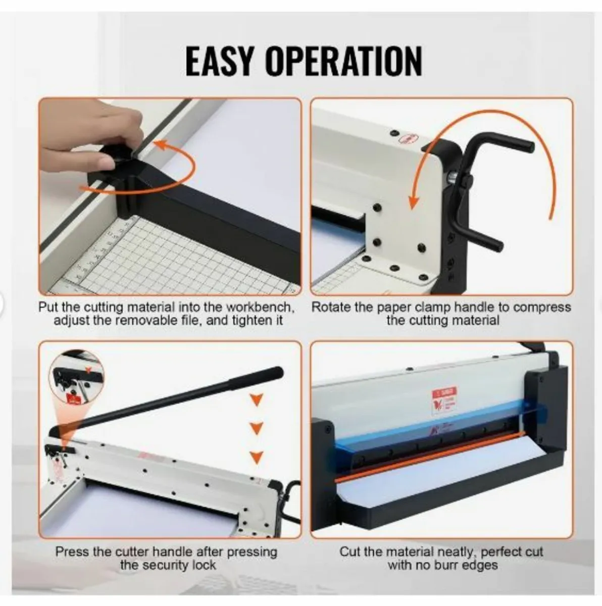Paper Cutter 43.2 cm A3 Guillotine - Image 4