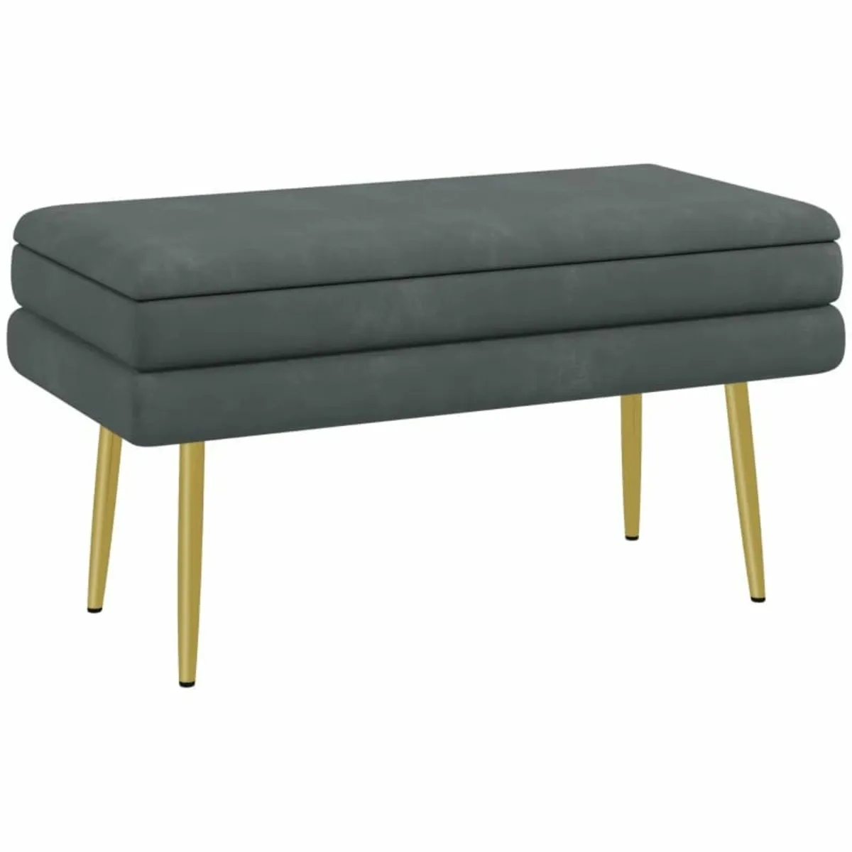 Bench Upholstered bench, with storage, Steel, 79.5 - Image 1