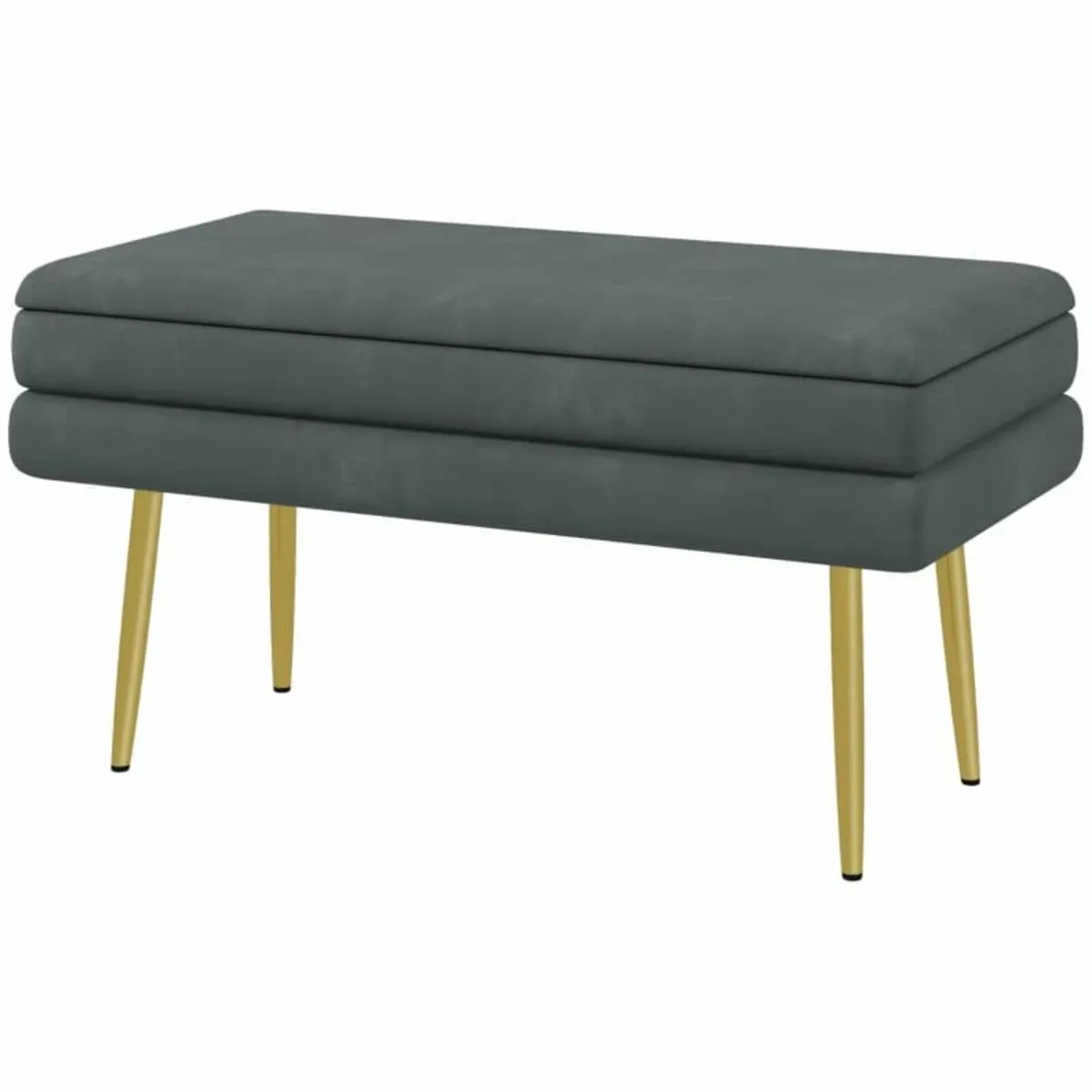 Bench Upholstered bench, with storage, Steel, 79.5 - Image 2