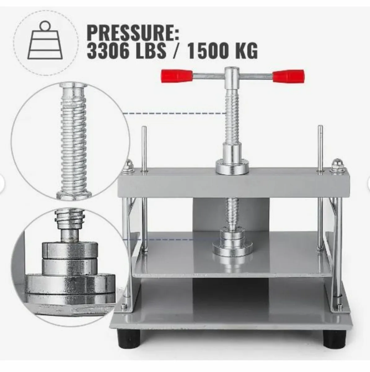 Manual Paper Press Machine, 12x8.6 inch - Image 4