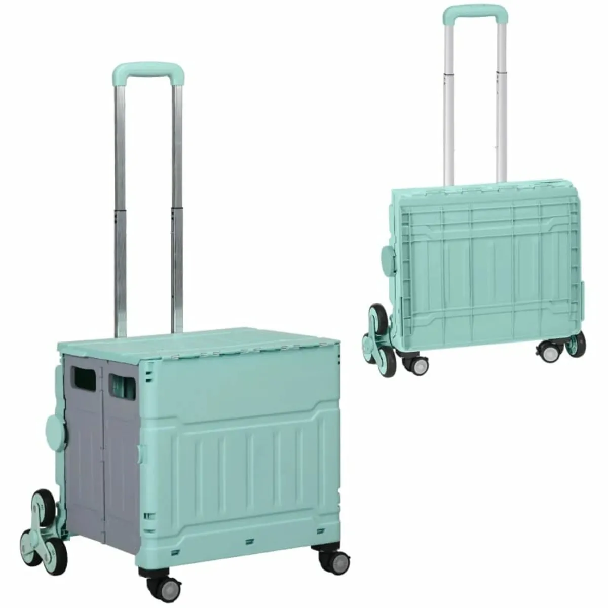 Cart Shopping Trolley, Stair-Climber, Foldable, Te - Image 2