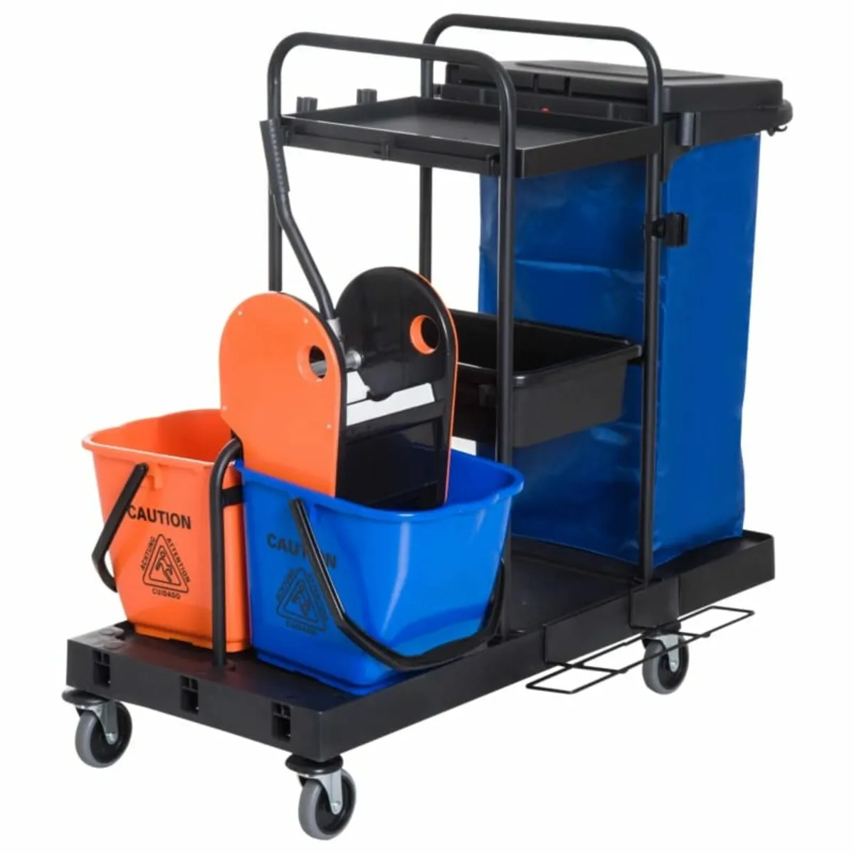 trolley wiping with mop press gastronomy trade pow - Image 1