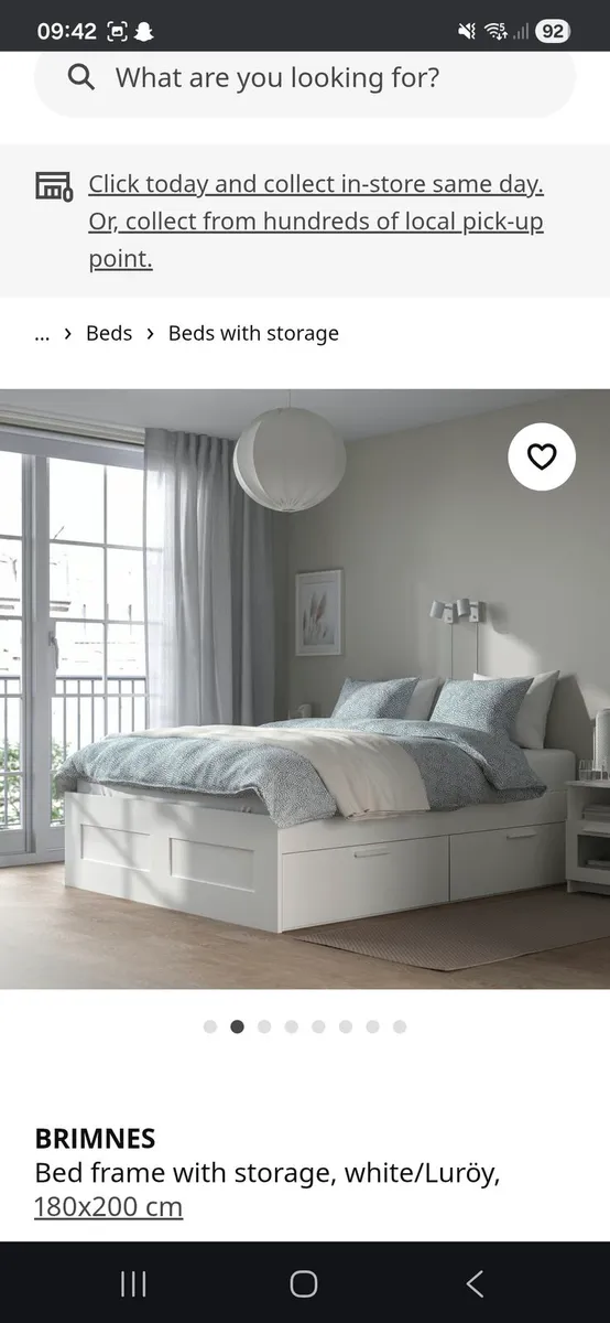 Superking brimnes bed - Image 1