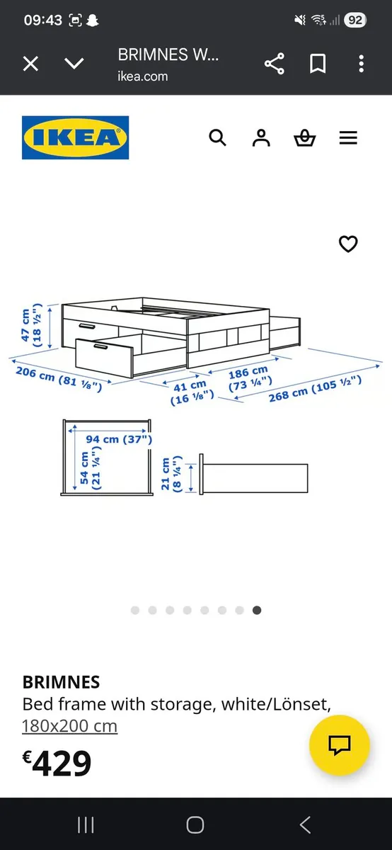 Superking brimnes bed - Image 4