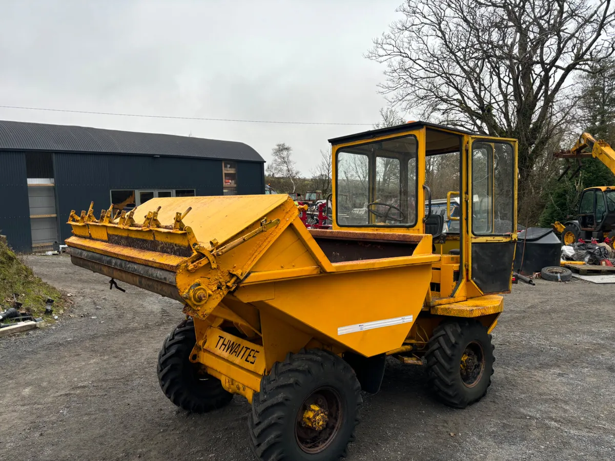 Thwaites 3 Ton Dumper with Cab - Image 1