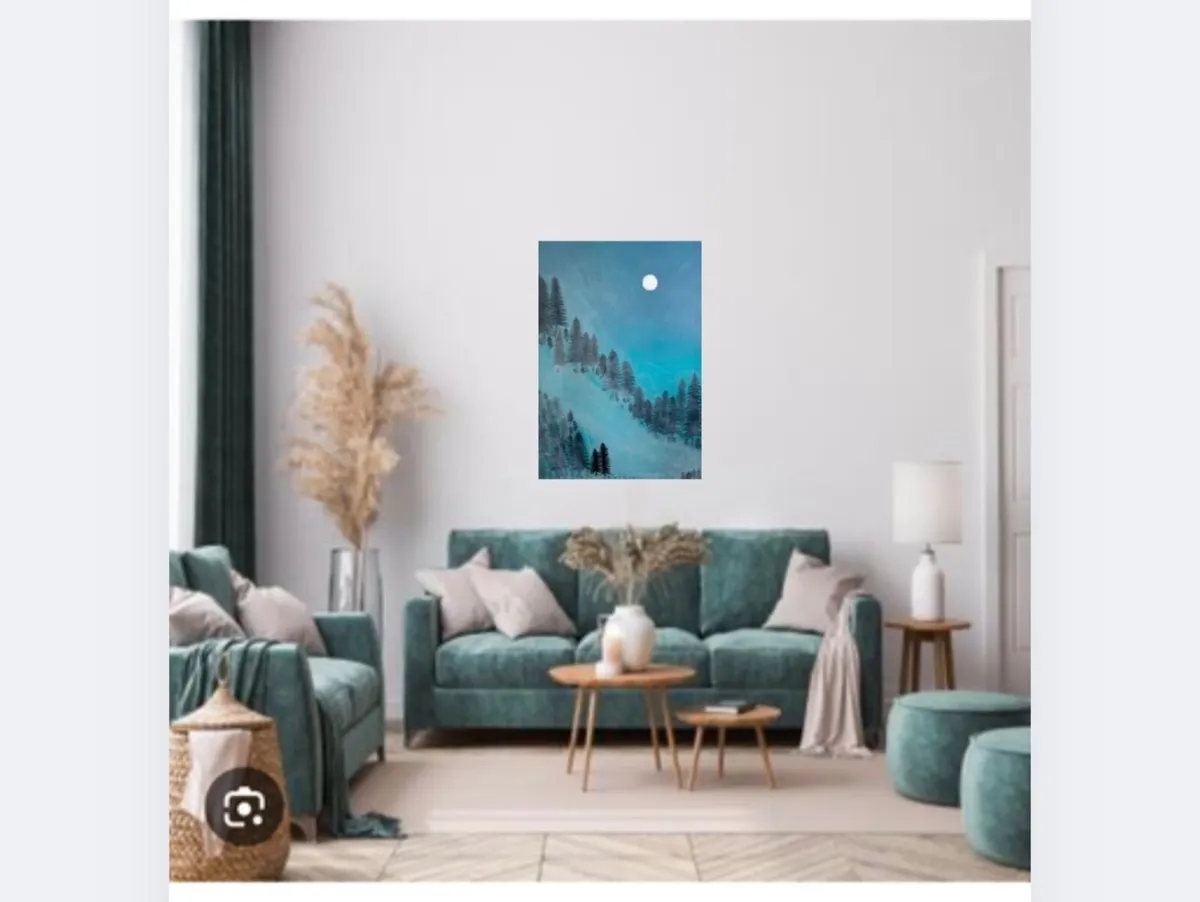 Mystic forest painting - Image 1