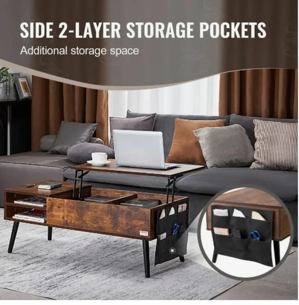Lift Top Coffee Table - Image 3