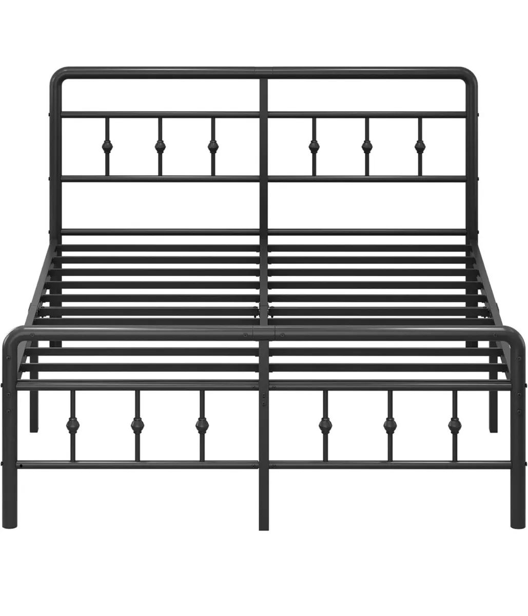 Super King Bed Frame with Victorian Headboard and - Image 3