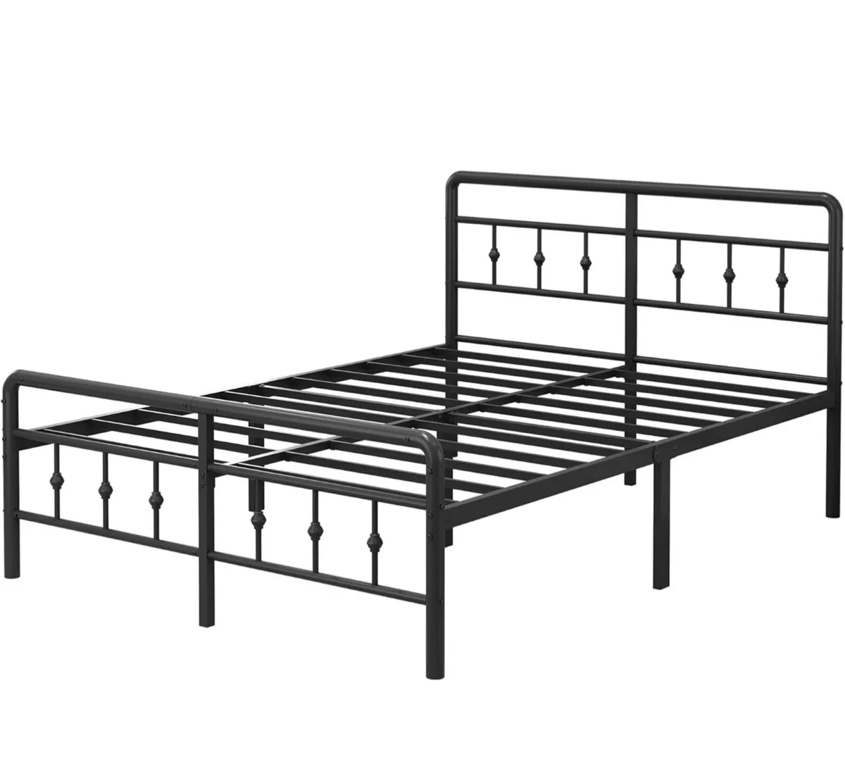 Super King Bed Frame with Victorian Headboard and - Image 4
