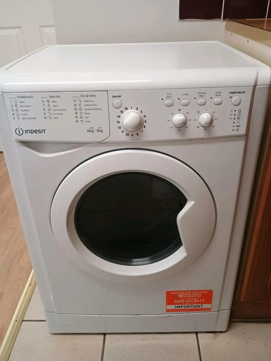 Indesit washer dryer