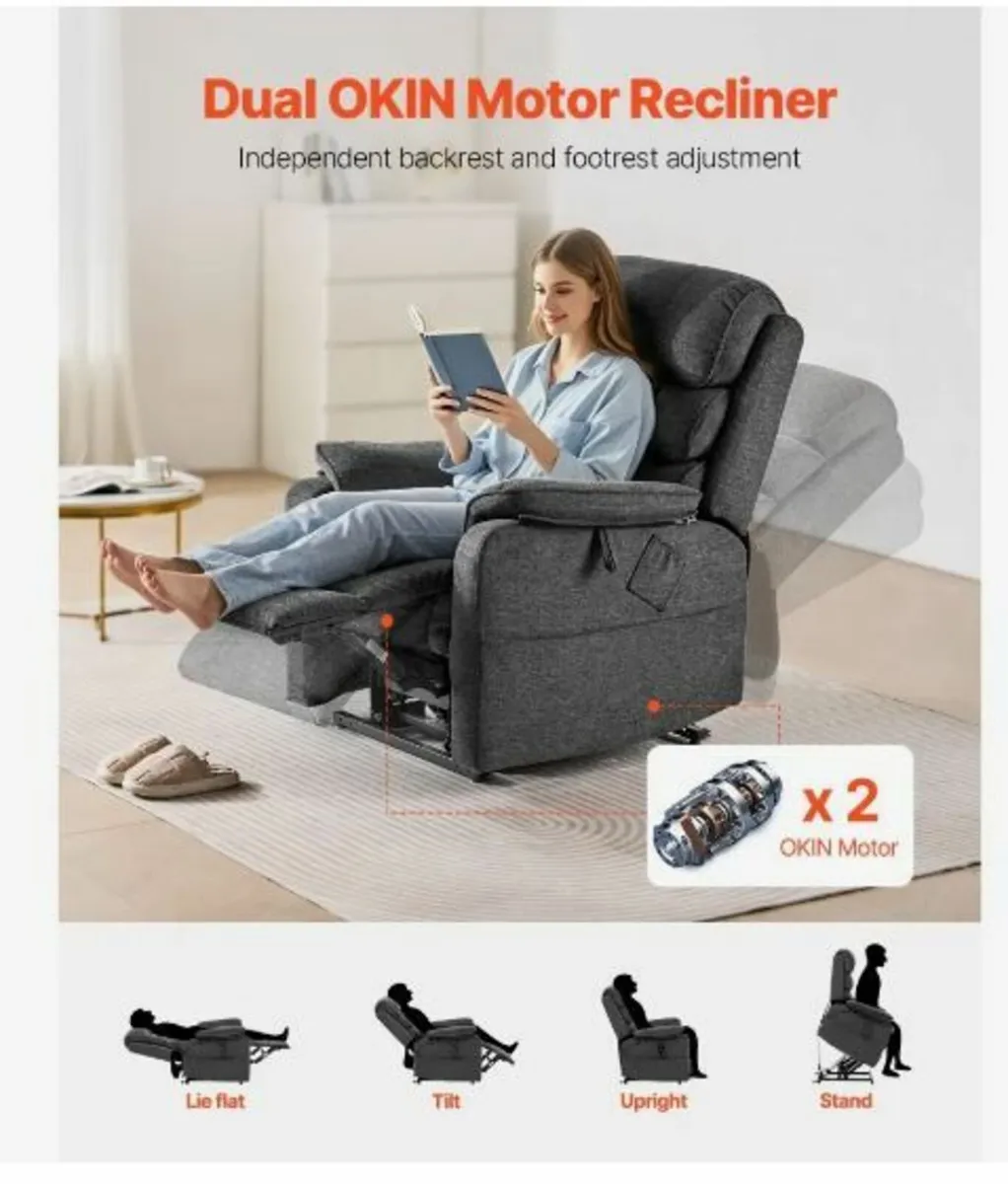 Power Lift Recliner Chair, Lift Chair - Image 4