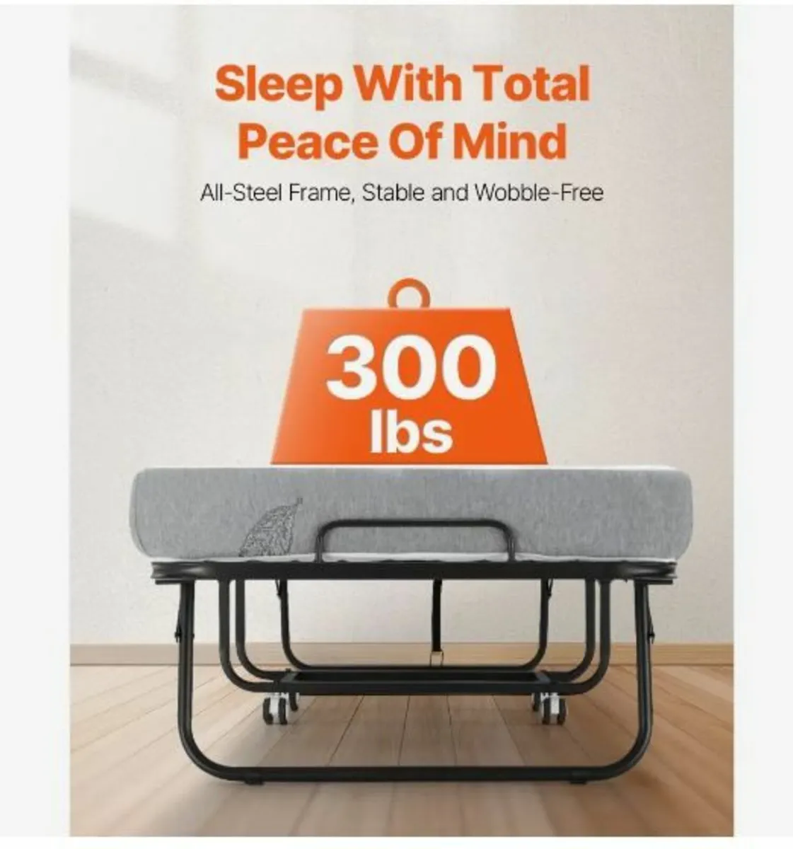 Rollaway Bed, 31 in x 75 in Folding Bed - Image 3