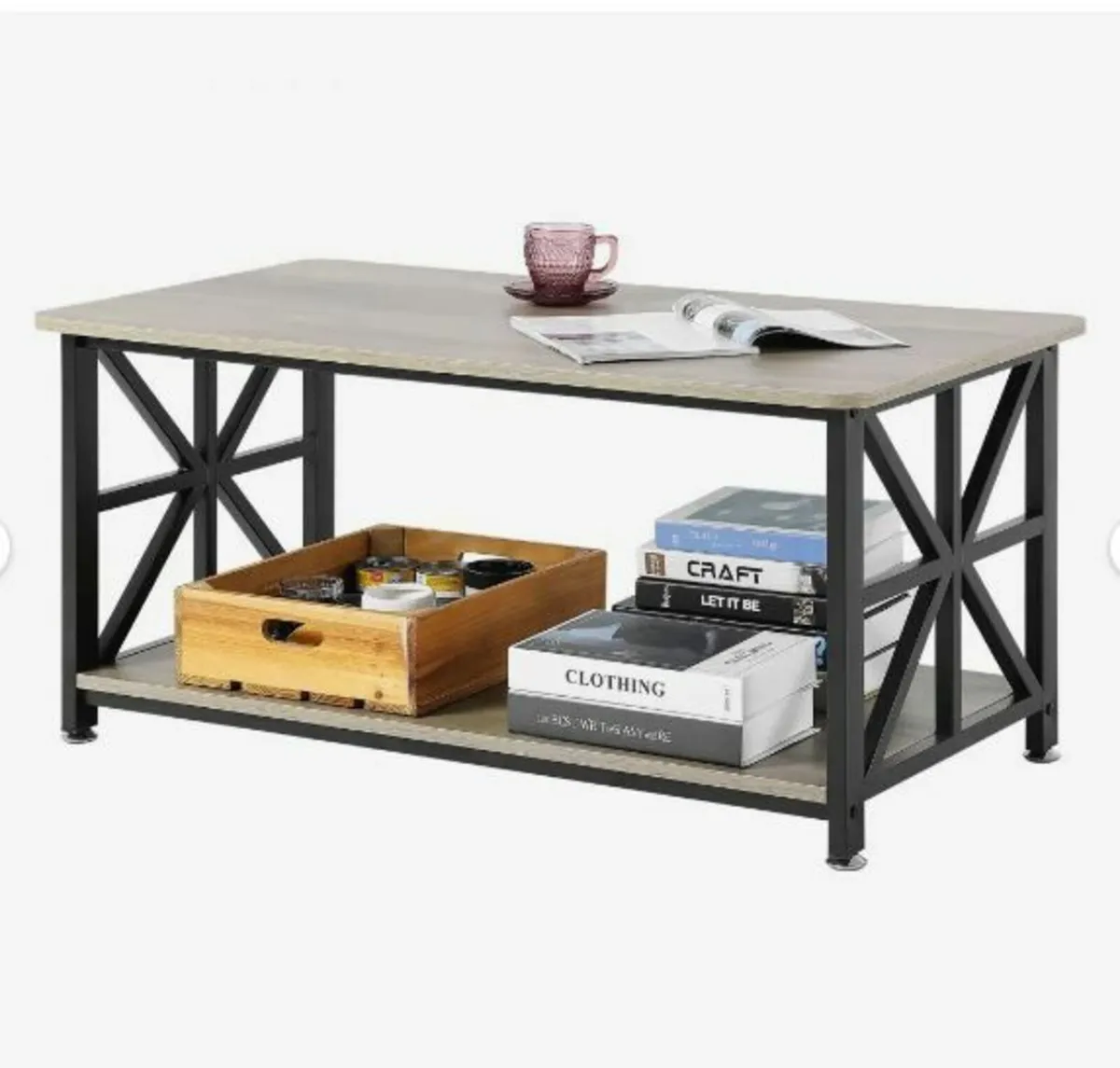 40" Farmhouse Coffee Table - Image 1