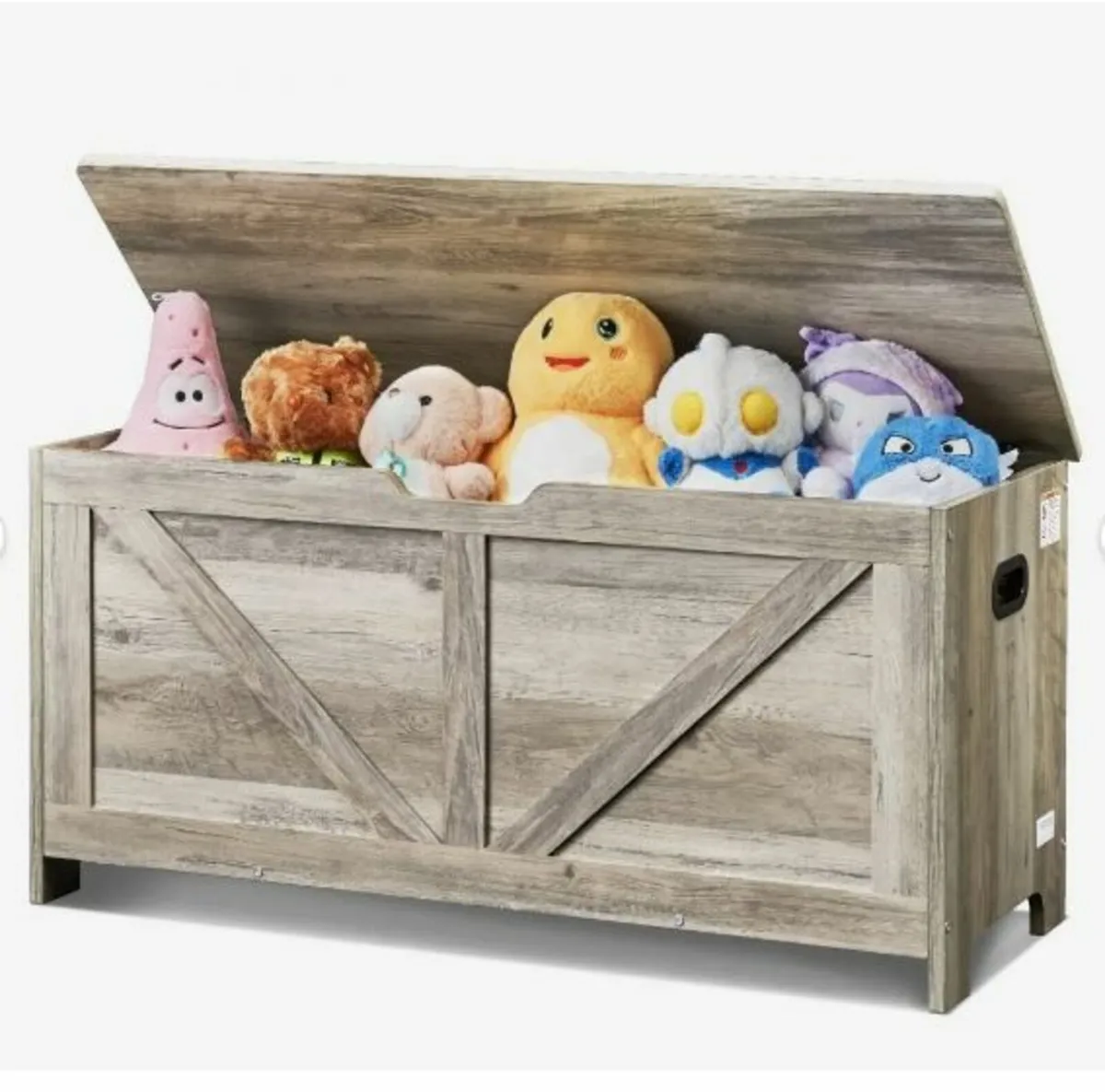 Wooden Toy Chest for Kids, Toddler Toy - Image 1