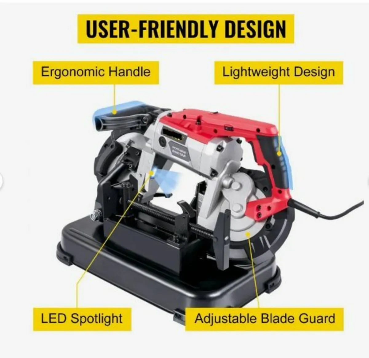 Portable Band Saw, 127 mm x 127 mm Cutting - Image 4