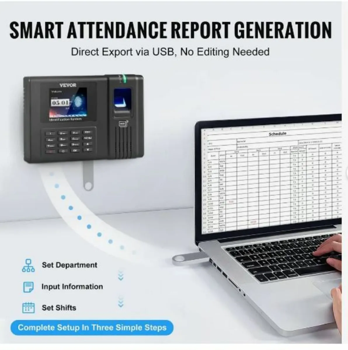 Time Clock, Employee Attendance Machine - Image 4