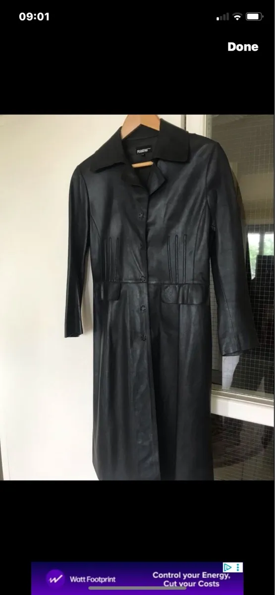 Ladies Leather Coat - Image 1