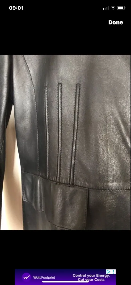 Ladies Leather Coat - Image 3