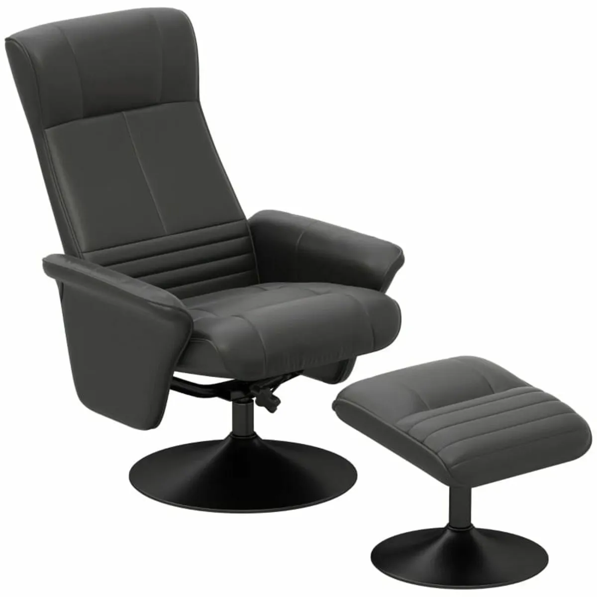 Upholstered chair, accent chair with ottoman, swiv - Image 2