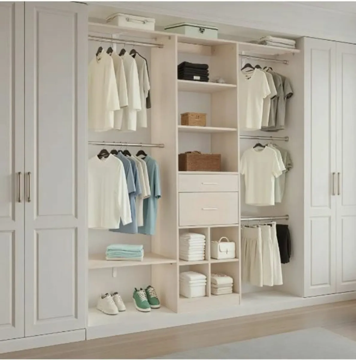 Closet System with 2 Drawers - Image 4