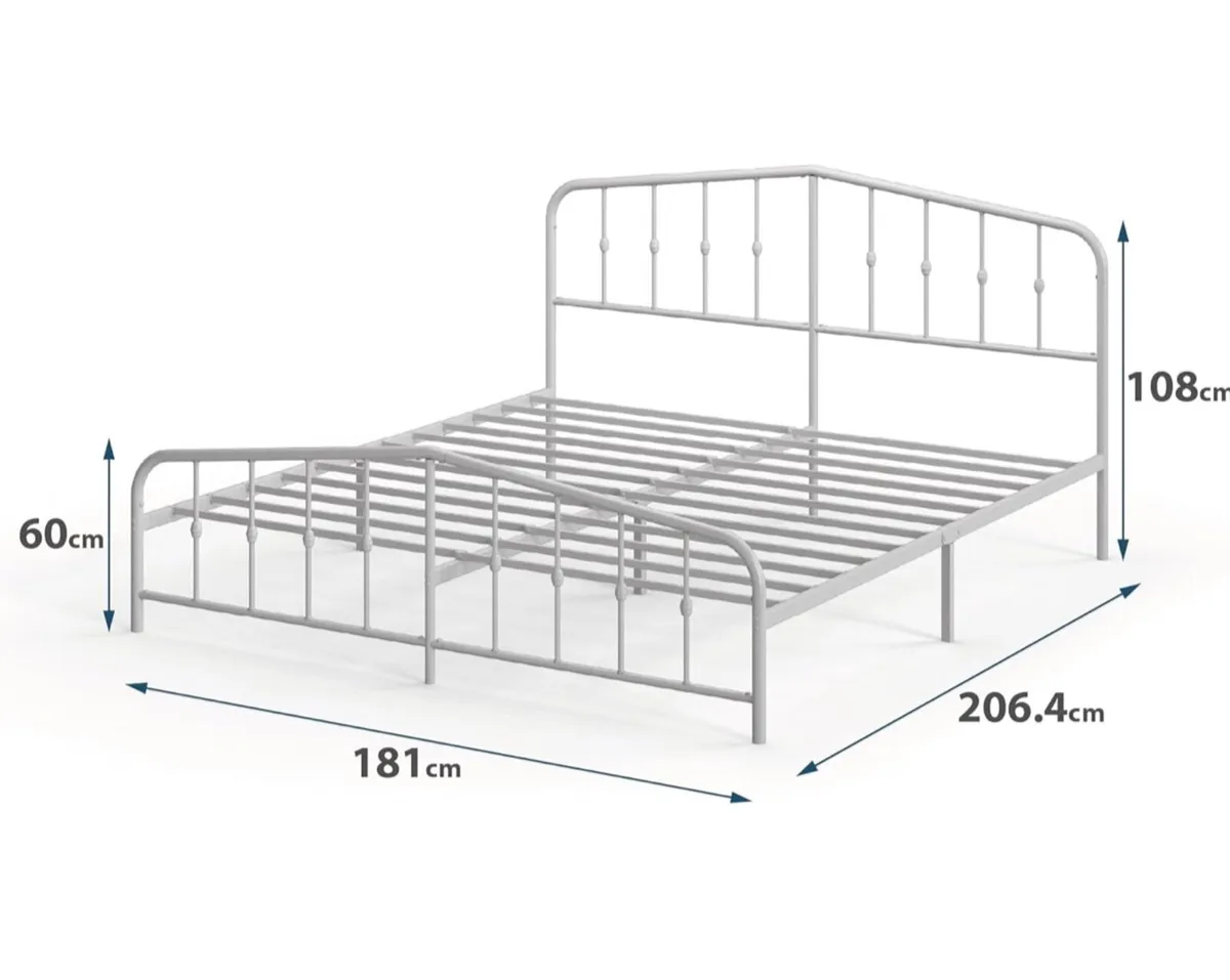 Super King Bed frame - Bed 180x200 cm - Image 2