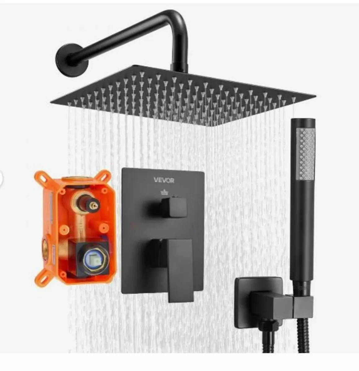 Shower Faucet Set, Rainfall Bathroom - Image 4
