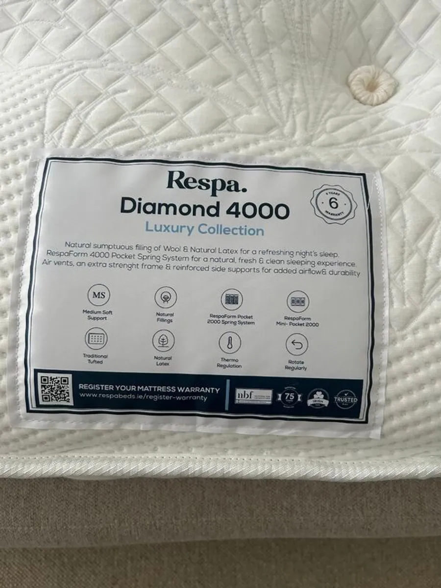 Respa -  Diamond 4000 5ft (King Size) Mattress - Image 2