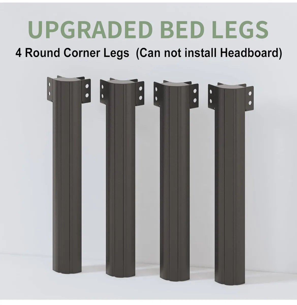 Super King Bed Frame 6ft with Rounded Corner Legs - Image 3