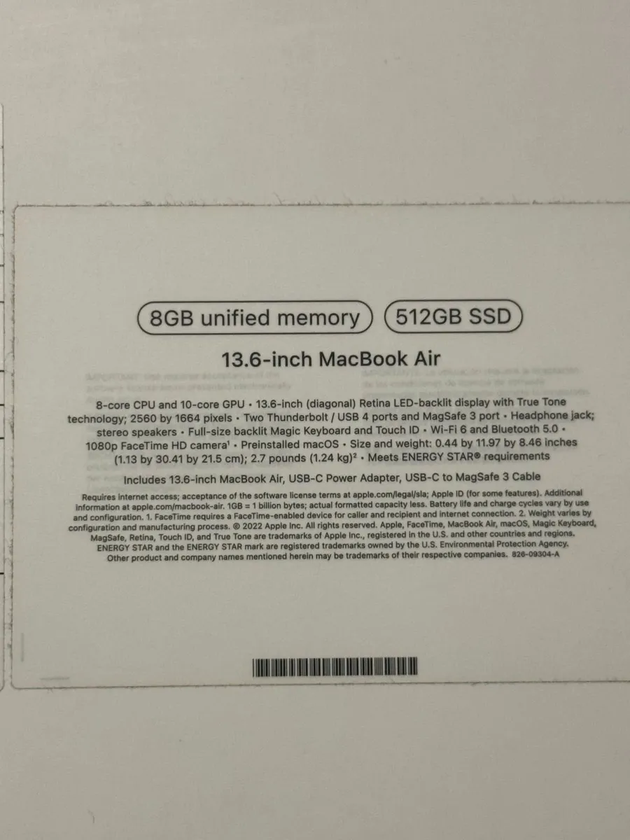 MacBook Air M2 + Razer BlackShark V2(FREE) - Image 2