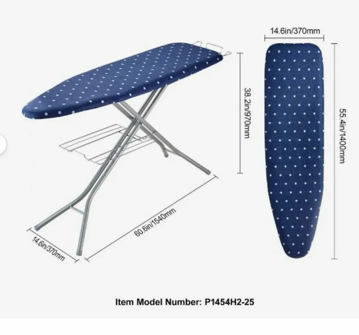 Ironing Board with Bottom Storage Tray - Image 3
