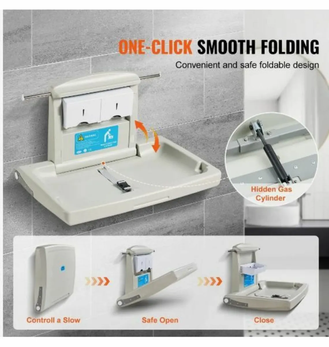 Wall-Mounted Baby Changing Station - Image 3