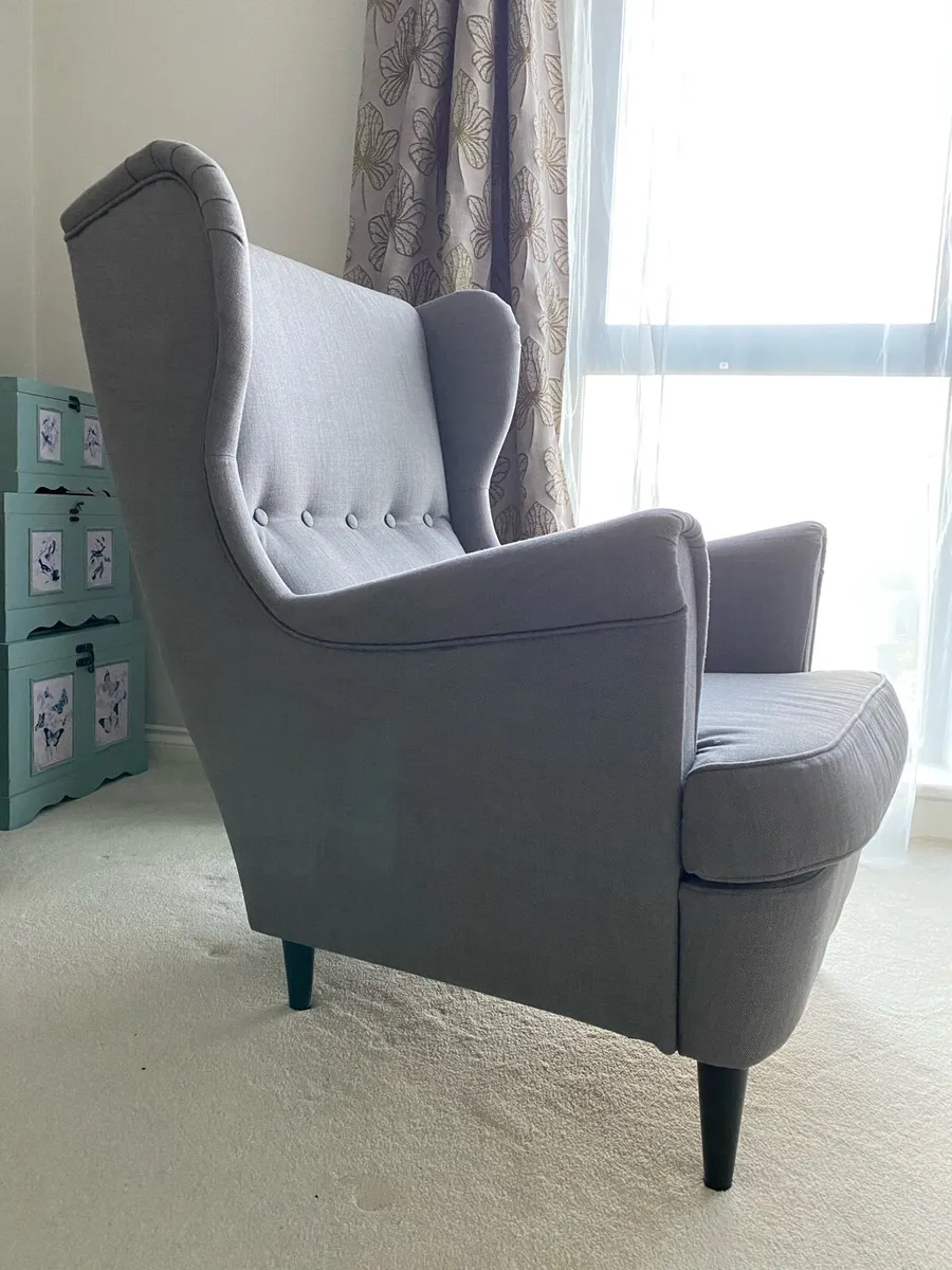 IKEA armchair ‘Standmon’ in grey - Image 4