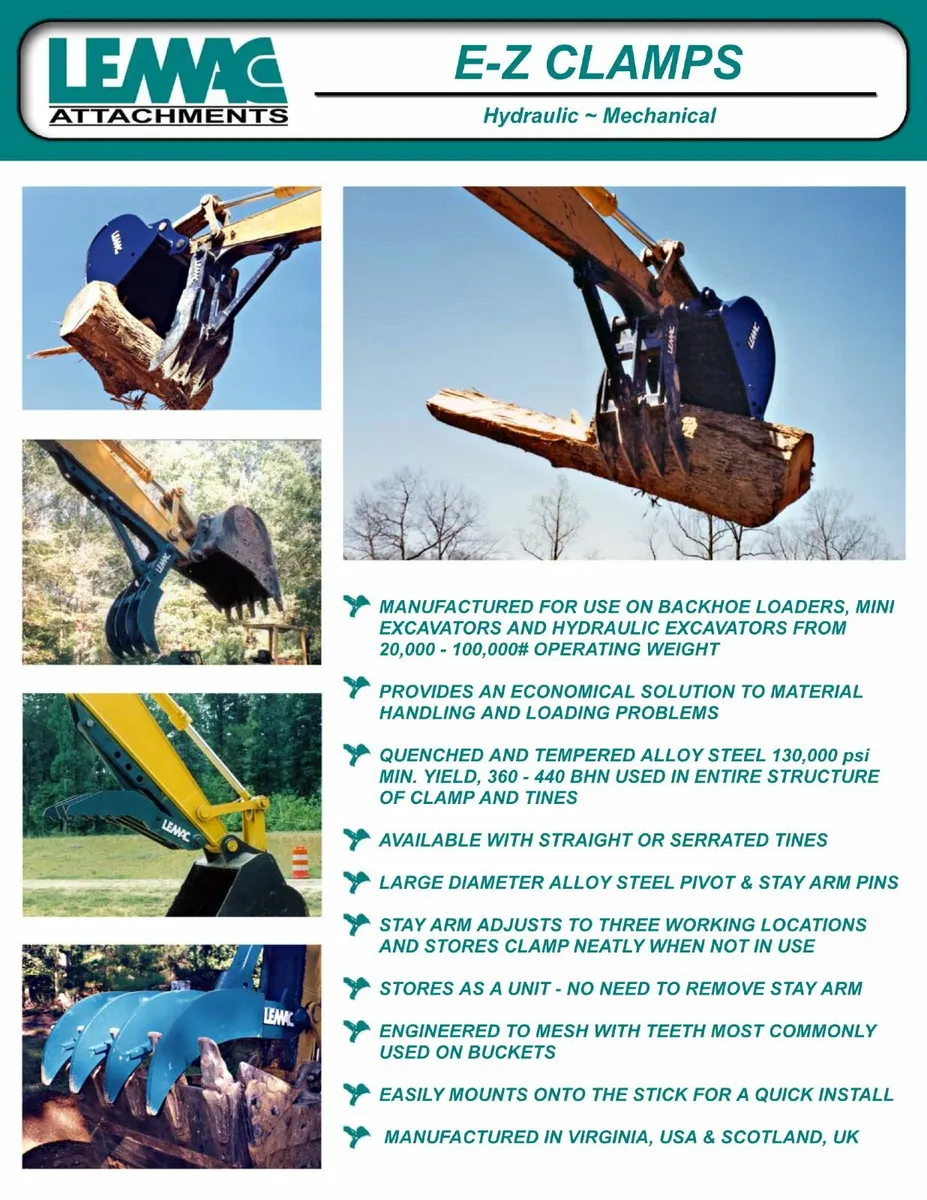 Thumb Grabs Excavators 20T to 45T - Image 2