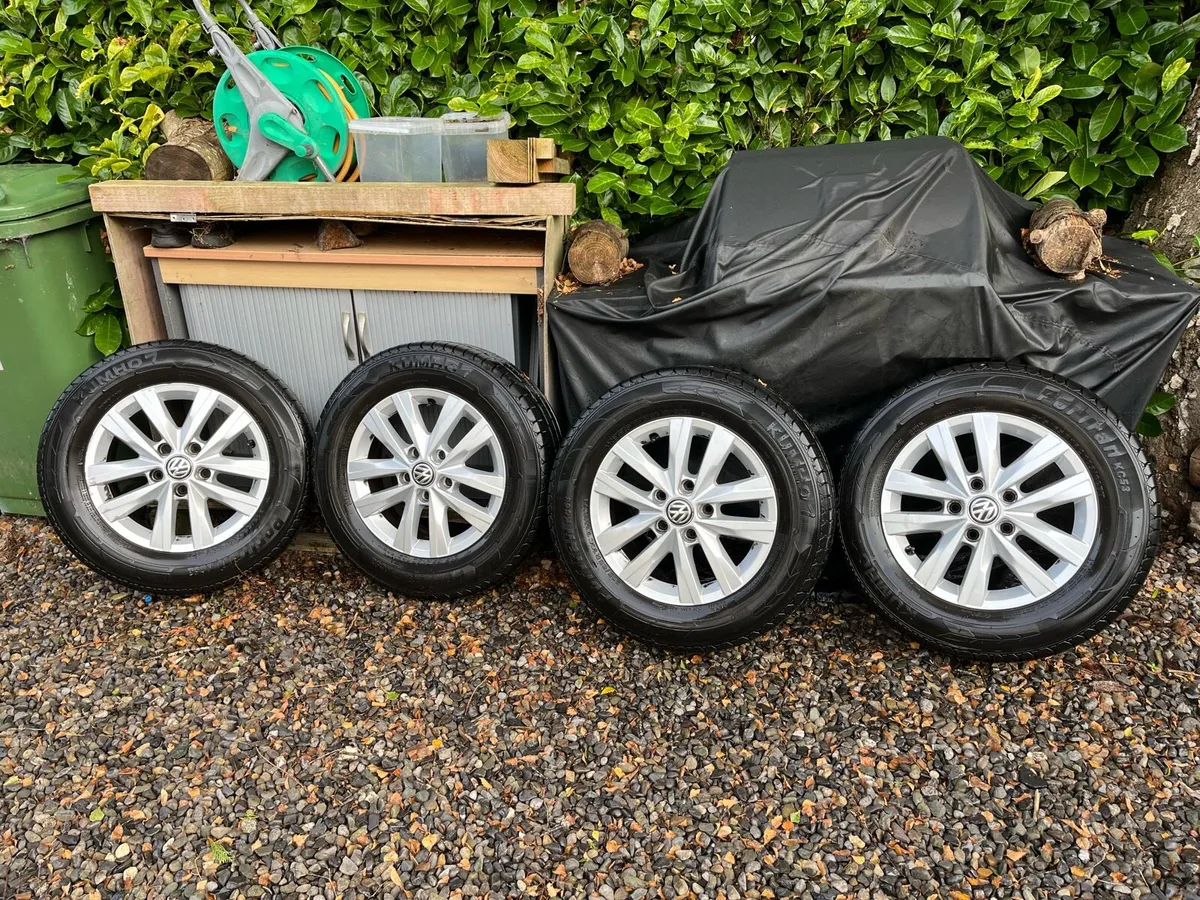 VW T5 T6 ALLOYS AND KUMHO TYRES - Image 1