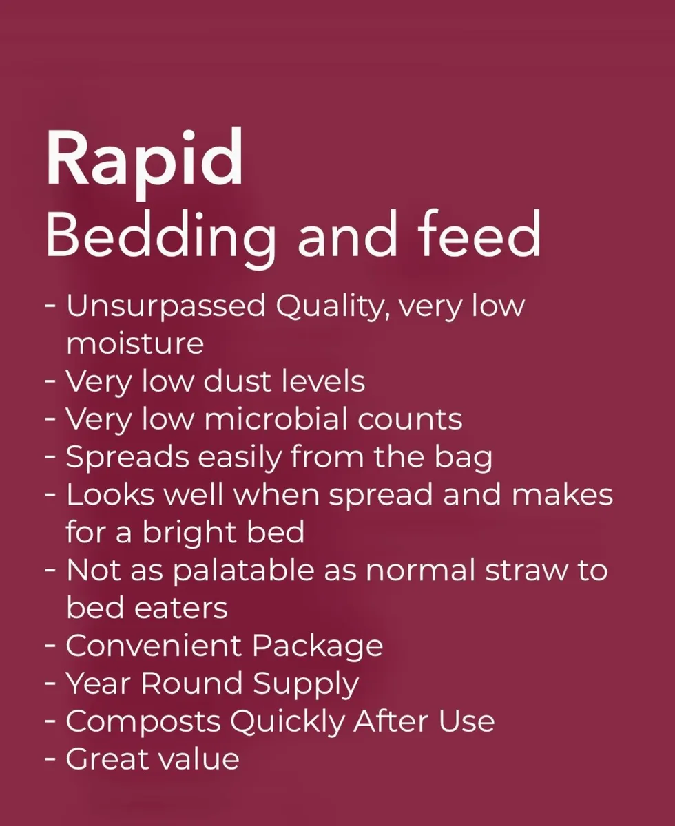Straw Chip & Rapid Bedding – Premium Milled Straw - Image 2