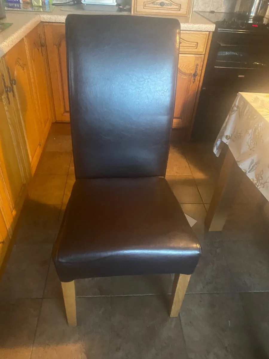 Dining chairs x 6 - Image 2