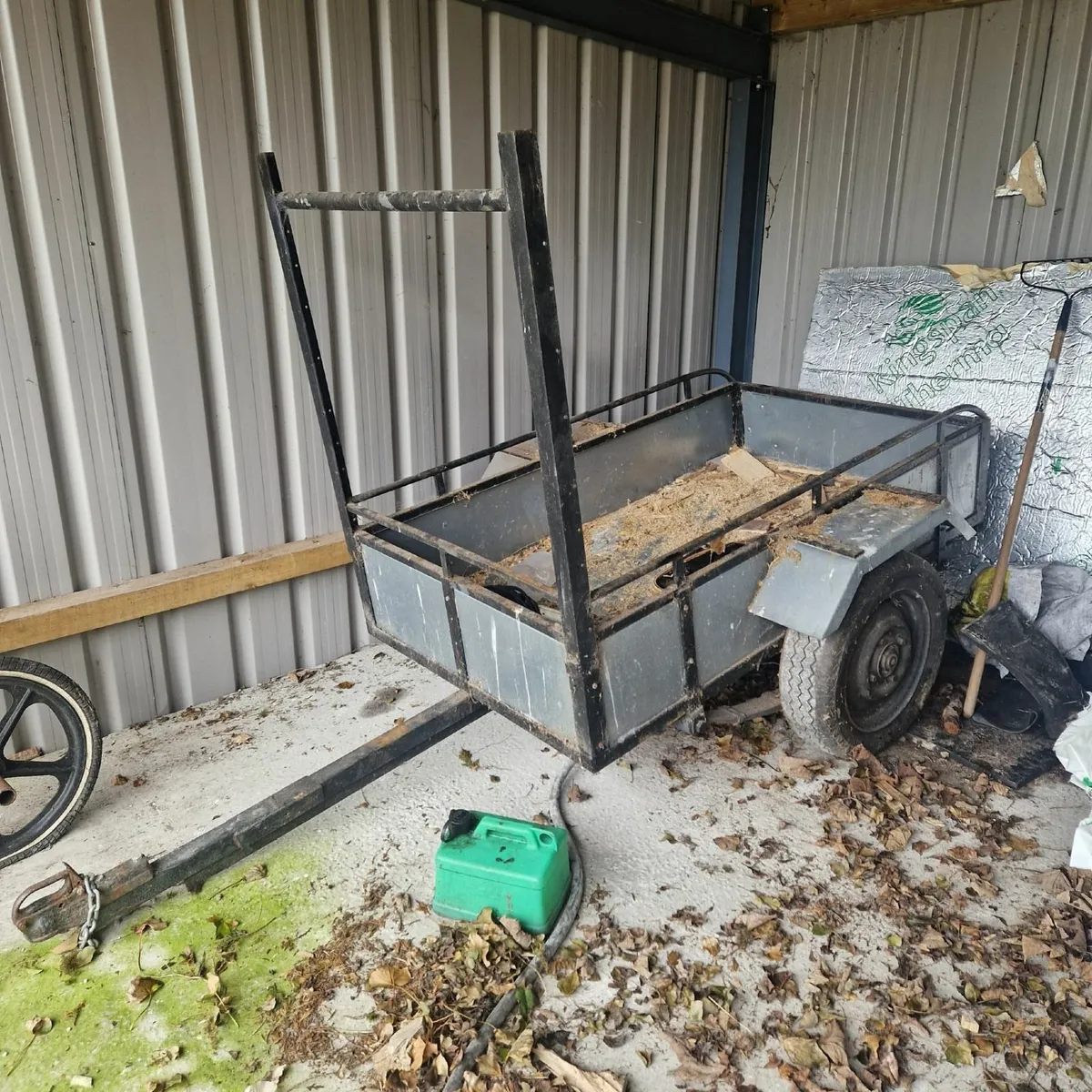 trailer and yard scraper - Image 1
