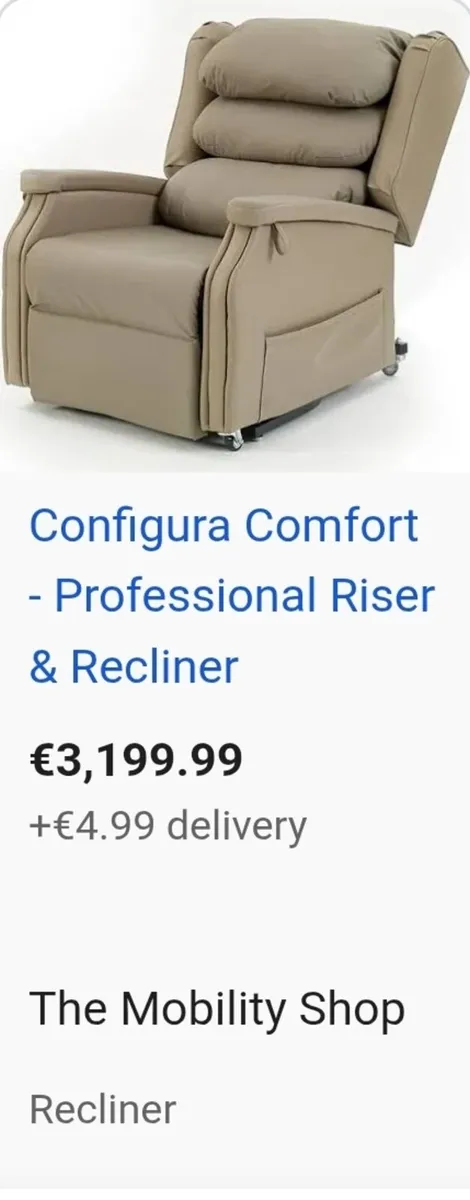 Electric reclining chair - Image 1