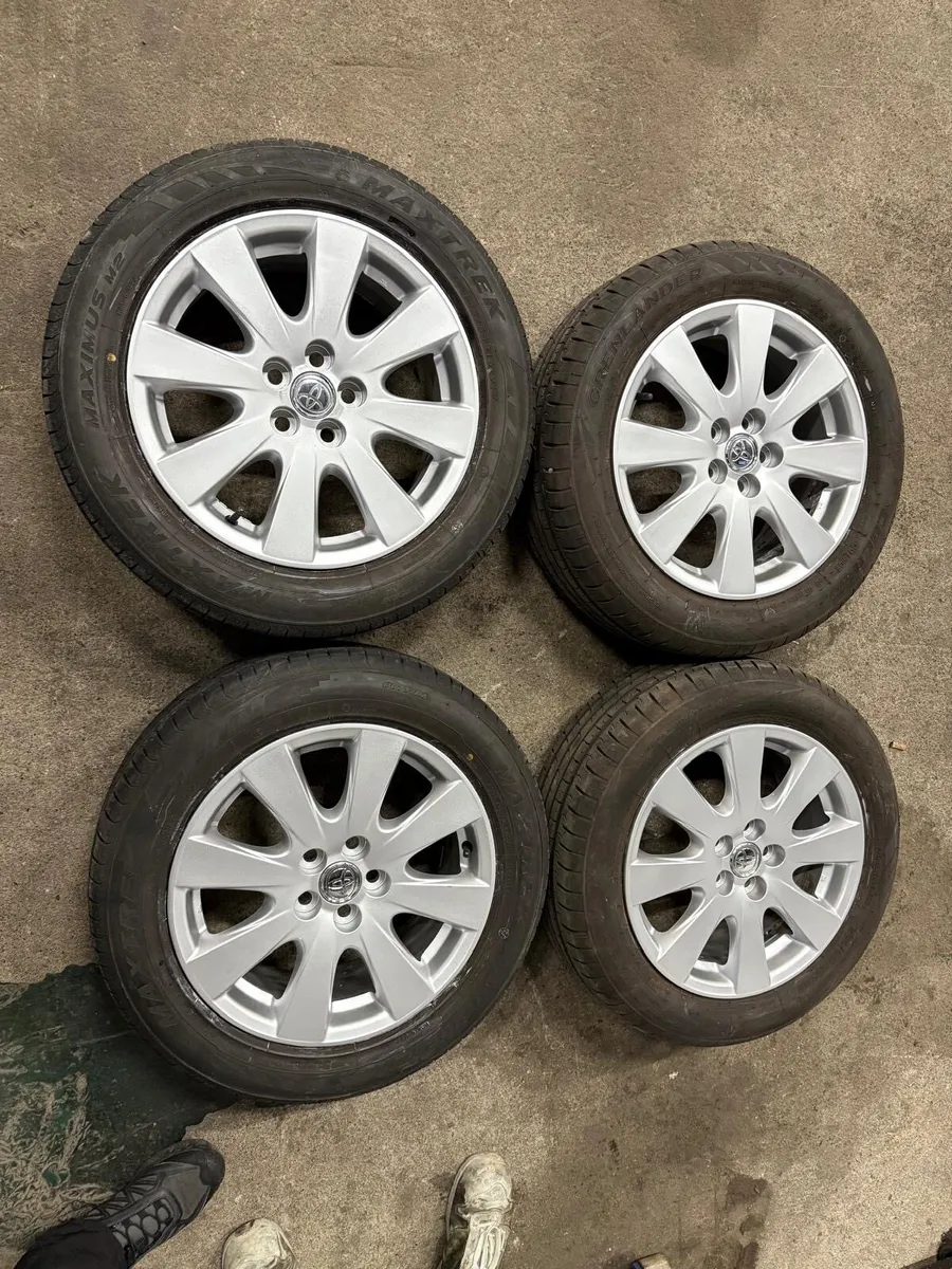 Toyota Avensis Alloy Wheels & Tyres 205/55R16 - Image 2