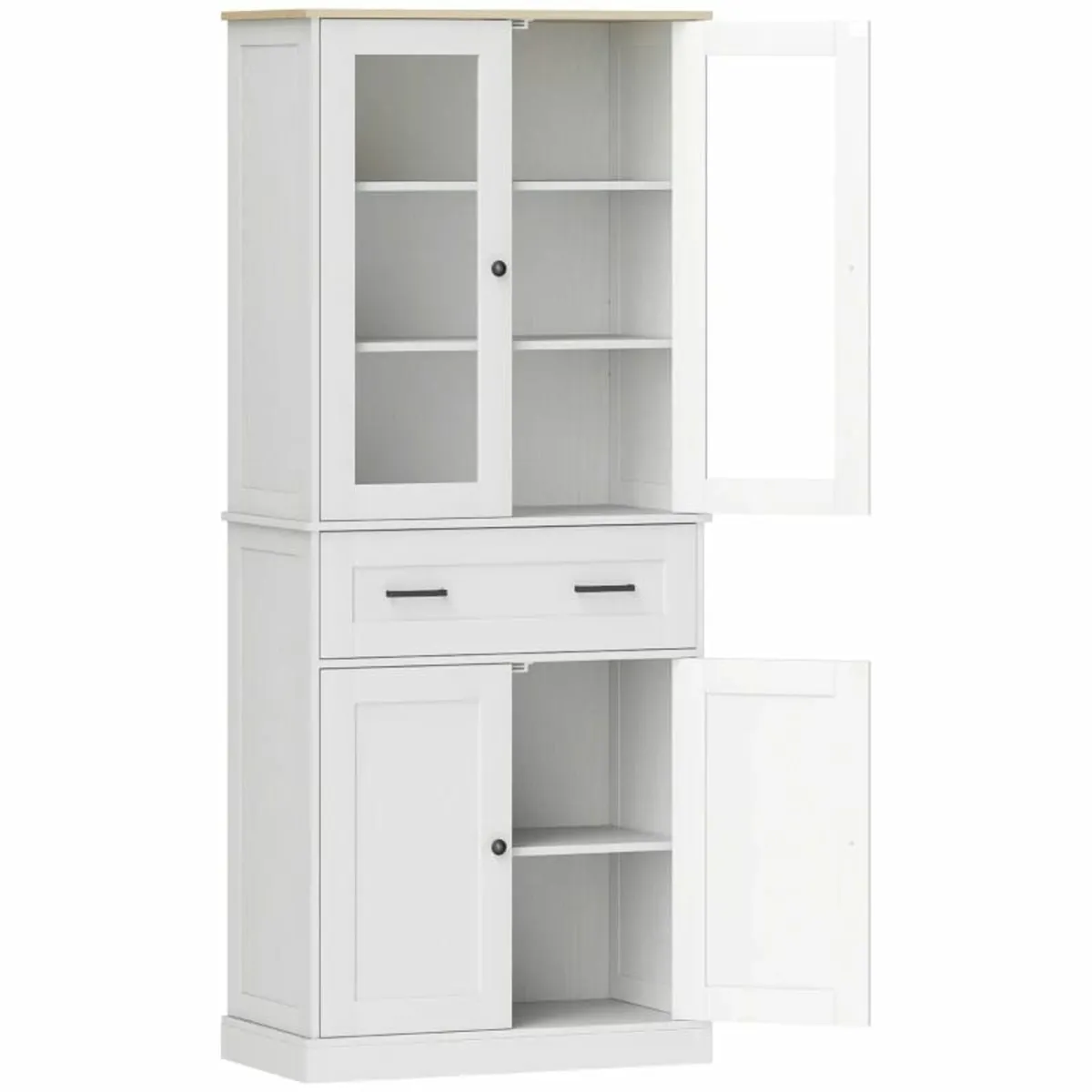 Kitchen cabinet, buffet, acrylic front, drawers, 7 - Image 1