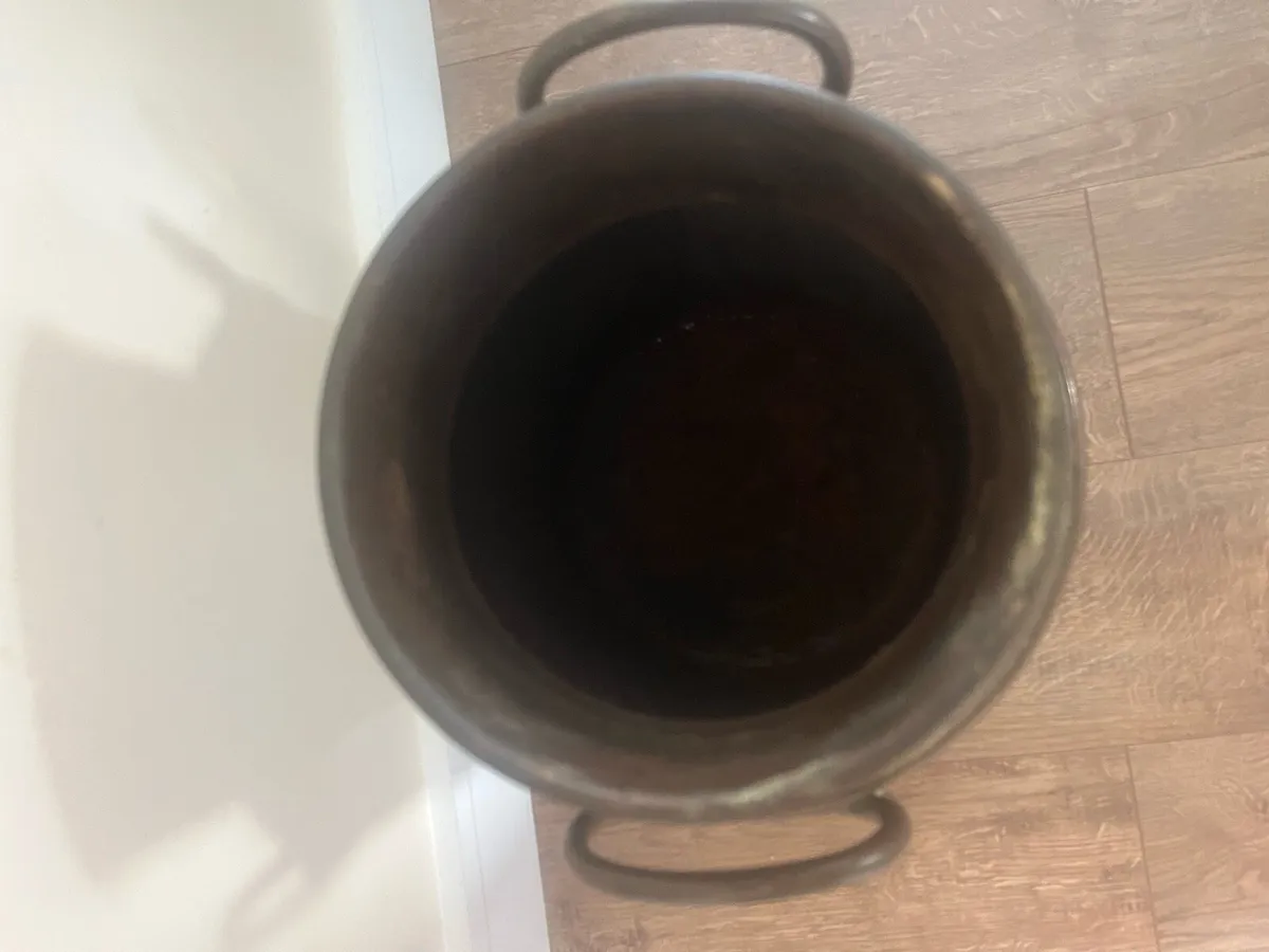 Antique Copper Milk Churn - Image 4