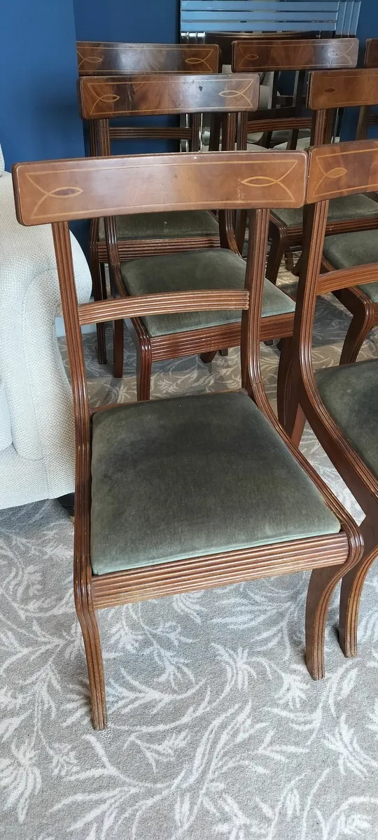 Antique dining chairs - Image 4