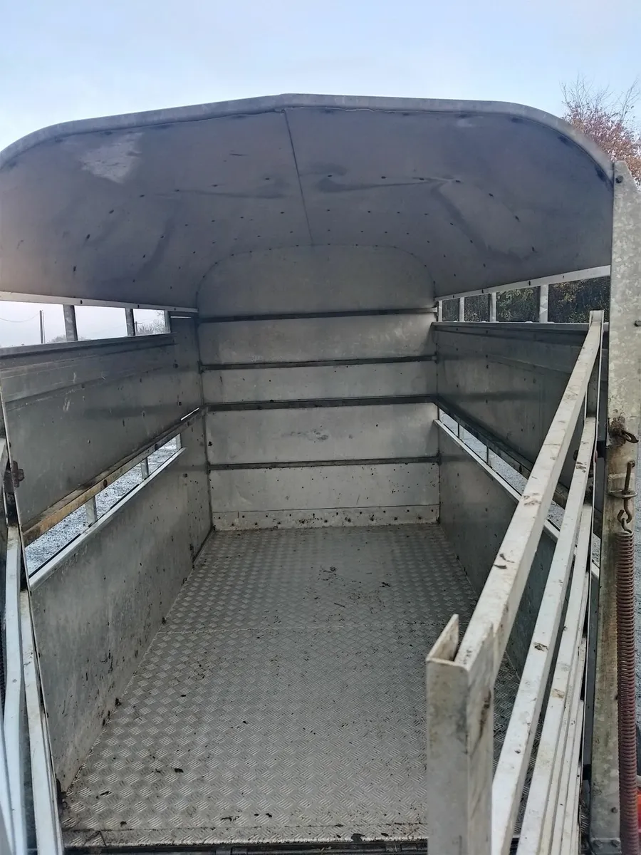 Hudson 8x5 cattle trailer, great condition - Image 2