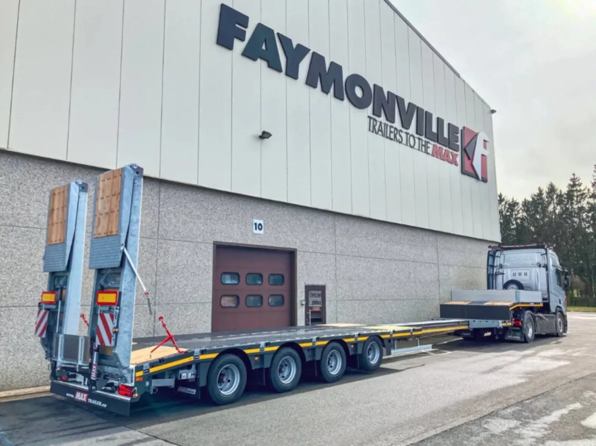 NEW MAX 4 AXLE LOW LOADER (Red) - Image 2