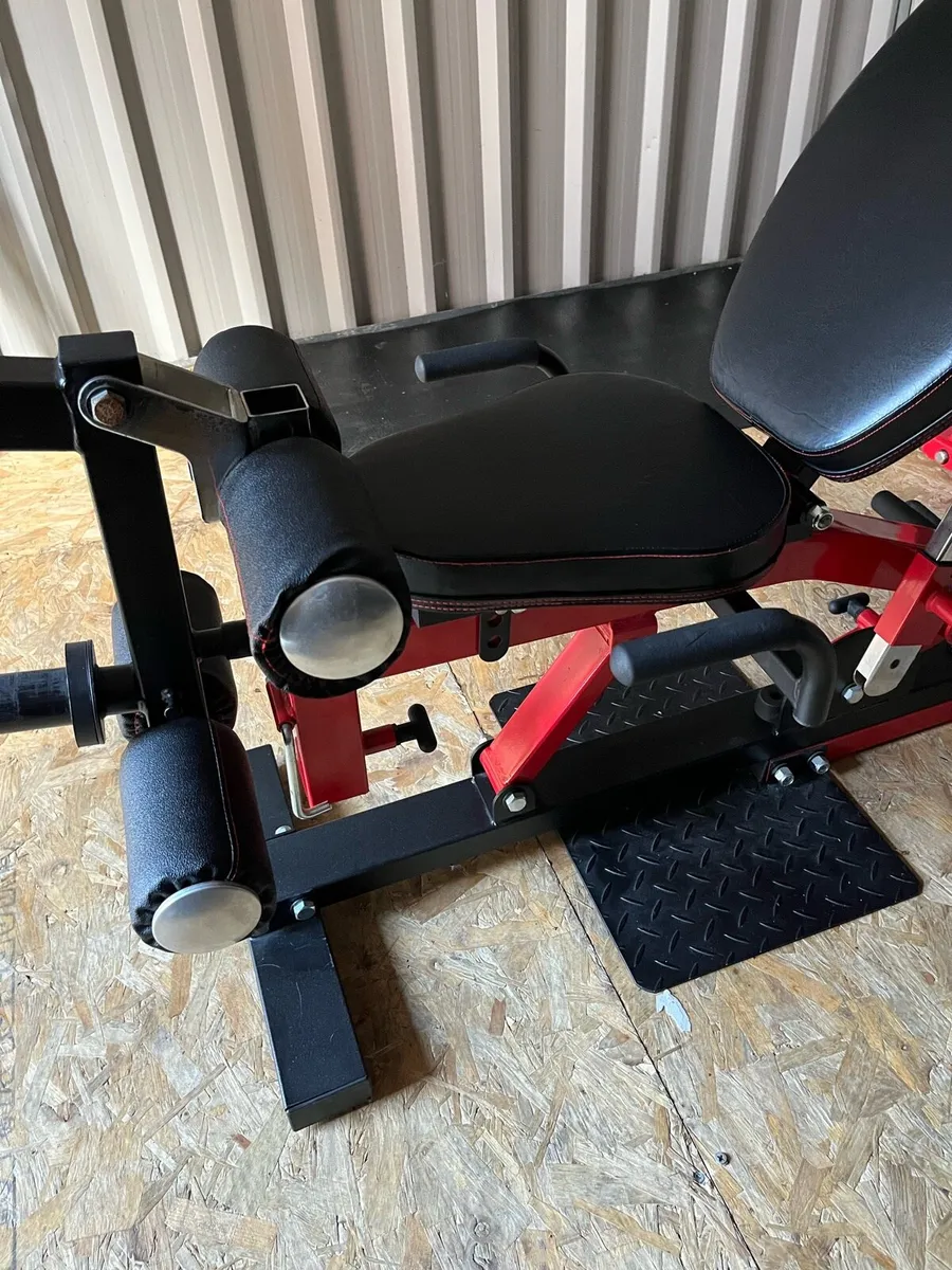 Olympic leverage gym + leg extension. Heavy duty - Image 4