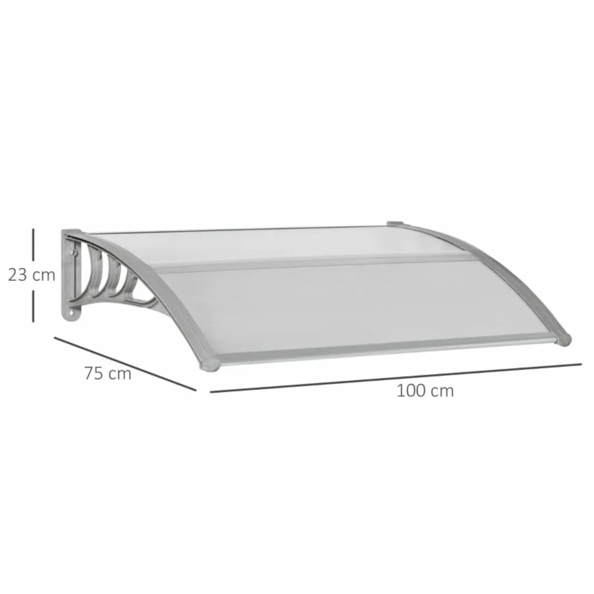 Door Canopy Awning Outdoor Window Rain Shelter Cov - Image 3