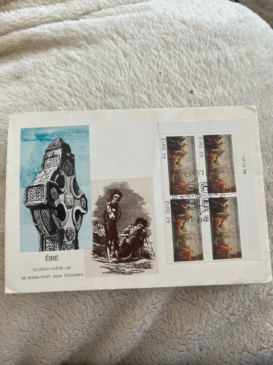 First day cover stamps